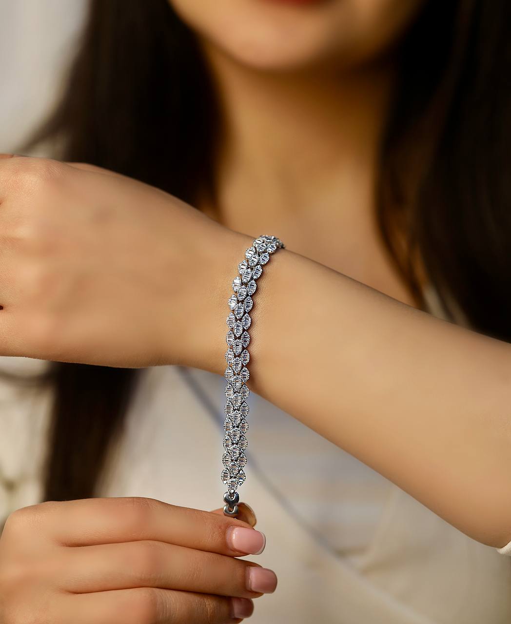 دستبند نقره زنانه