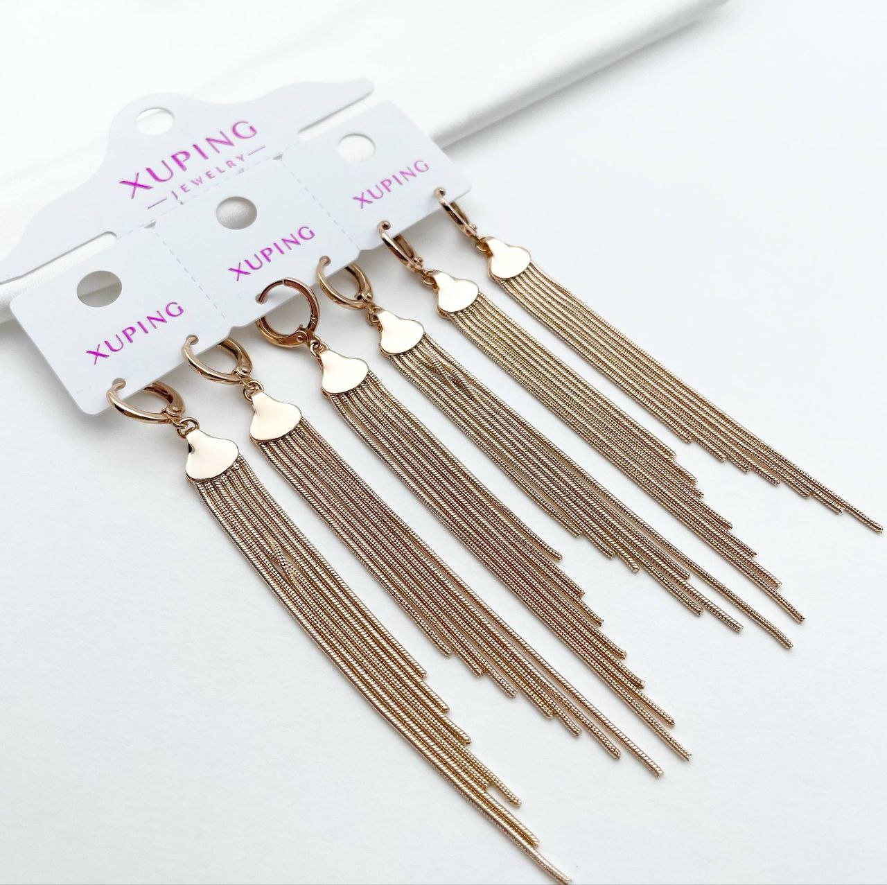 گوشواره ژوپینگ طرح طلا