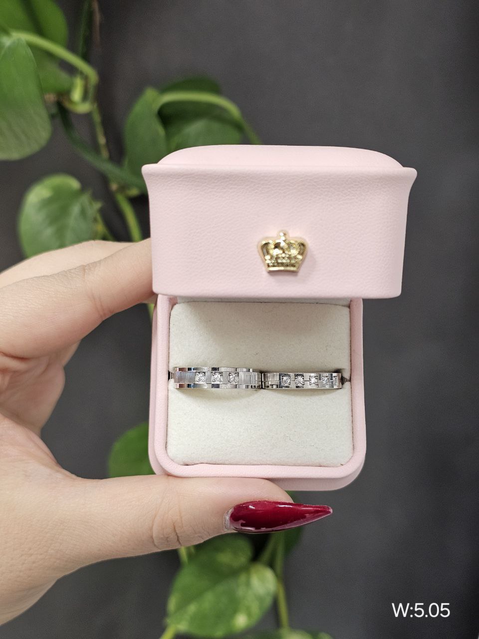 ست حلقه ازدواج نقره کد 320