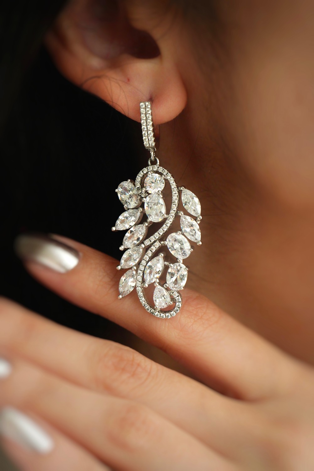 نیمست جواهری نقره کد Gh۱